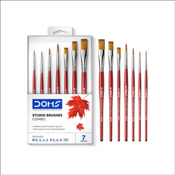 DOMS STUDIO BRUSHES COMBO 7pcs Set